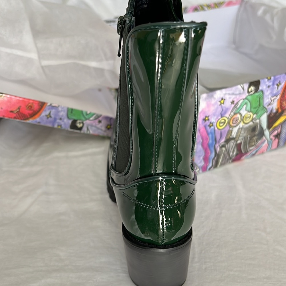 ✨HP✨ NIB JC PATENT MOTO BOOTS (8.5) - Picture 12 of 15